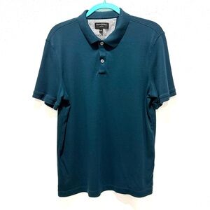 Banana Republic 100% cotton Teal men's polo Shirt L
